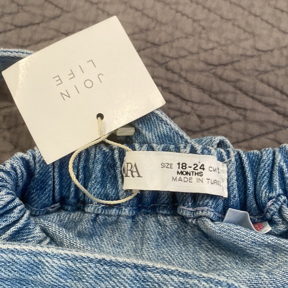 Baby Girls ZARA Denim Dress - Picture 5 of 7